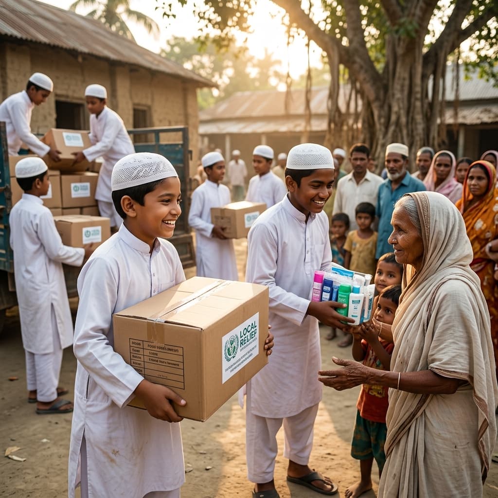 কমিউনিটির সাহায্যে উদ্যোগ
